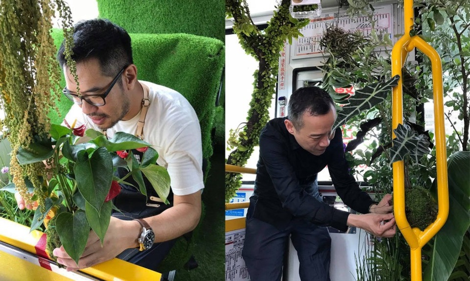 Hai nhà thiết kế đang chăm chút cho từng vị trí