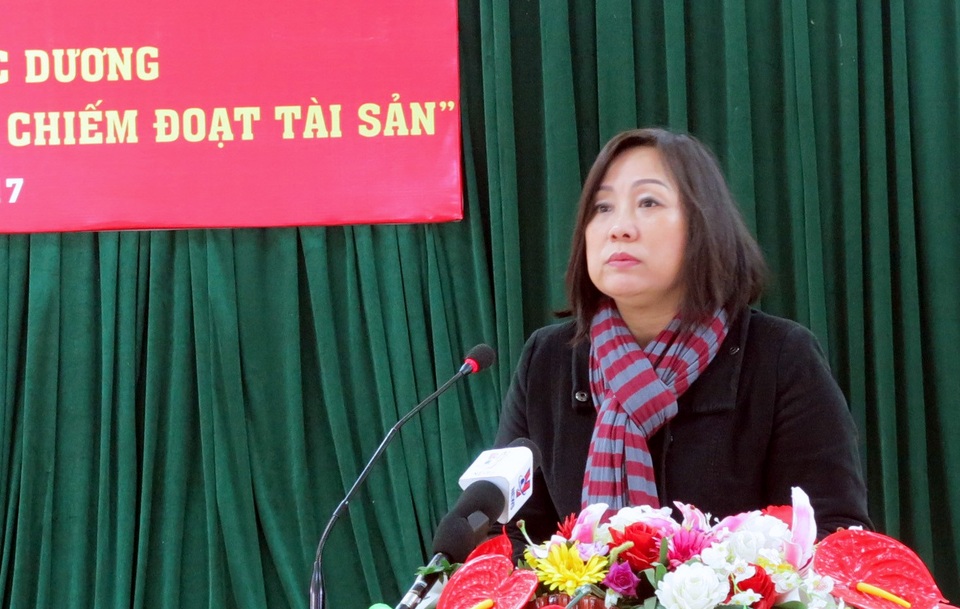 TAND Cấp cao tại Hà Nội công khai xin lỗi một thanh niên bị kết án oan - 2 Bà Nguyễn Thị Thanh Thủy - Phó Chánh án TAND Cấp cao tại Hà Nội.