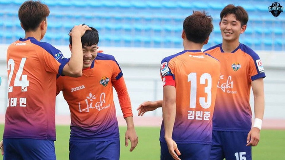 Xuân Trường lần đầu đá chính, Gangwon bại trận ở cúp FA Hàn Quốc - 1
Xuân Trường được thi đấu 45 phút ở trận đấu này