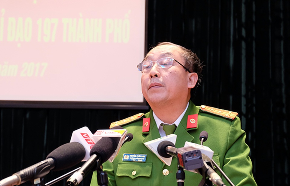 Công an Hà Nội: Cơ quan càng to càng chiếm nhiều vỉa hè, lòng đường - 1 Ông Nguyễn Xuân Đình – Trưởng phòng Cảnh sát Trật tự CATP Hà Nội