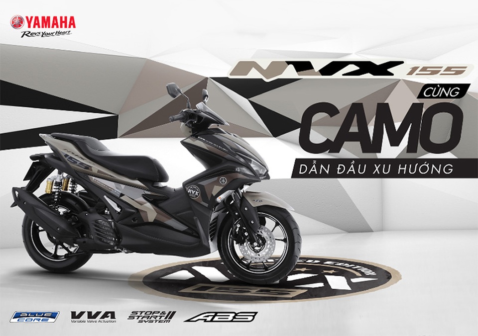 Yamaha ra mắt NVX 155 Camo có giá 52,69 triệu đồng - 1 Yamaha ra mắt NVX 155 Camo có giá 52,69 triệu đồng - 1