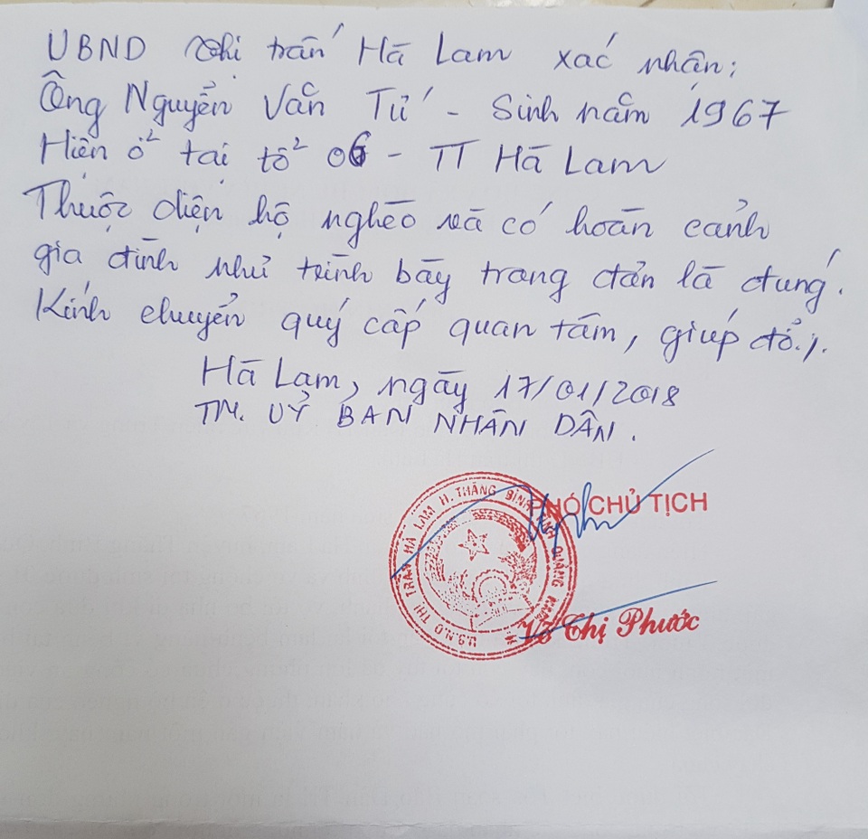 Con gái ngã quỵ trước cảnh cha xuất huyết não, sống thực vật - 8 Đơn xin giúp đỡ của Thảo Linh gởi đến Báo Dân trí