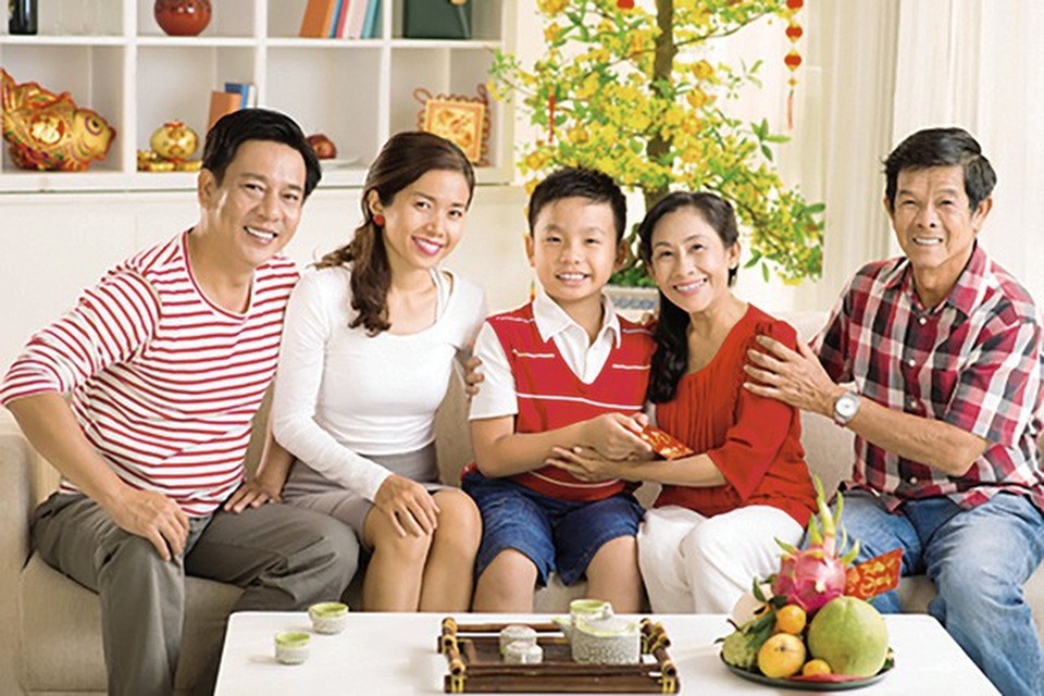 Về ngoại ăn Tết - vợ một nơi, chồng một nẻo - 1 Tết sẽ không thể vui vẻ nếu không có sự hòa thuận trong gia đình. ảnh: minh họa