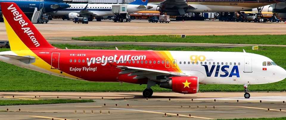 Vietjet sẽ sơn hình đội tuyển U23 Việt Nam lên máy bay? - 15 Tàu bay mang hình ảnh hệ thống thẻ toàn cầu VISA.