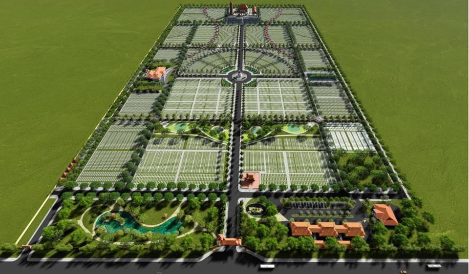 Đất lành cho người đã khuất - phân khúc tiềm năng - 3 Tổng thể Công viên nghĩa trang Hoa Viên Bình An