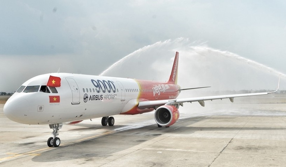 Vietjet sẽ sơn hình đội tuyển U23 Việt Nam lên máy bay? - 9 Tàu bay thứ 9000 của Airbus, con tàu được cả châu Âu mơ ước.