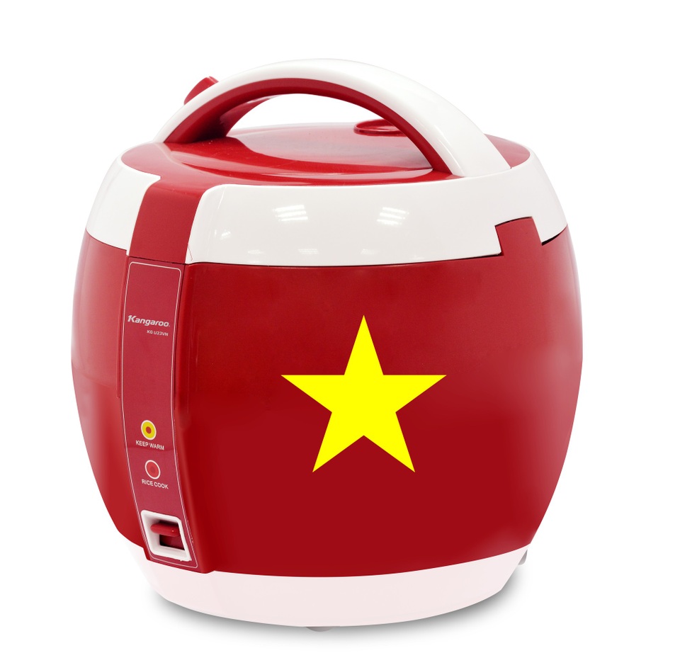 Nồi cơm điện mang tên tuyển U23 - 1 Mẫu nồi cơm điện U23 của Kangaroo