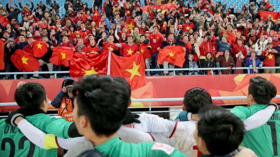 Những cái nhất tại vòng chung kết U23 châu Á 2018 - 5 Không tính chủ nhà U23 Trung Quốc, U23 Việt Nam là đội có lực lượng CĐV hùng hậu nhất