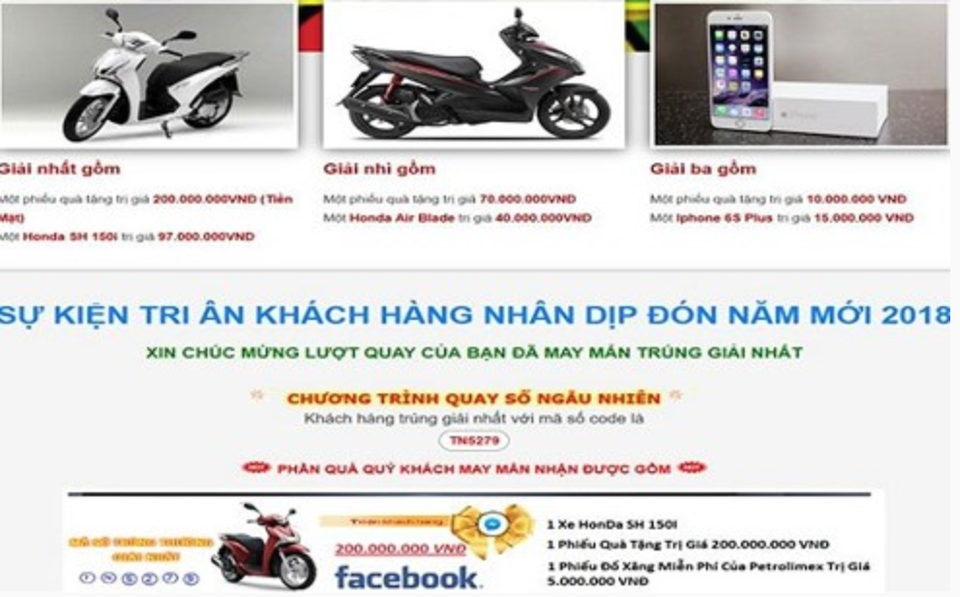 
Các trang tên miền lừa đảo (Ảnh minh họa)
