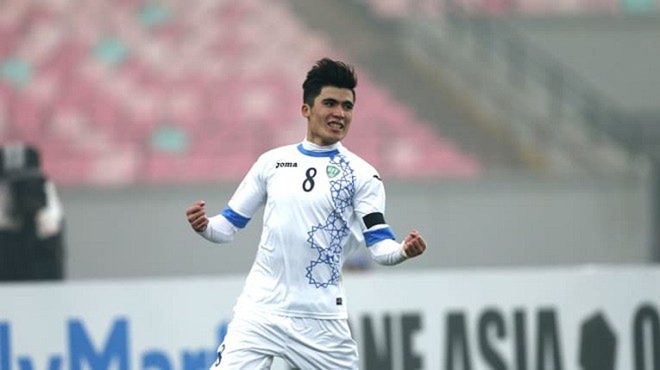 
Jasurbek Yakhshiboev từng lập cú đúp vào lưới U23 Nhật Bản
