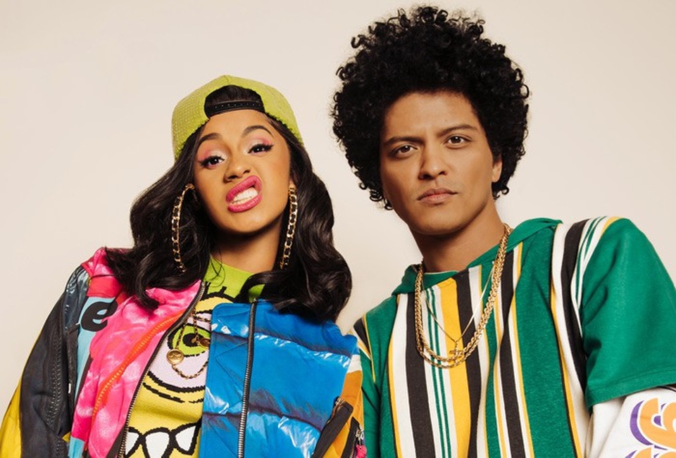 4 điều chờ đợi trong đêm hội của làng nhạc quốc tế - 2 Bruno Mars và Cardi B sẽ thể hiện ca khúc “Finesse”