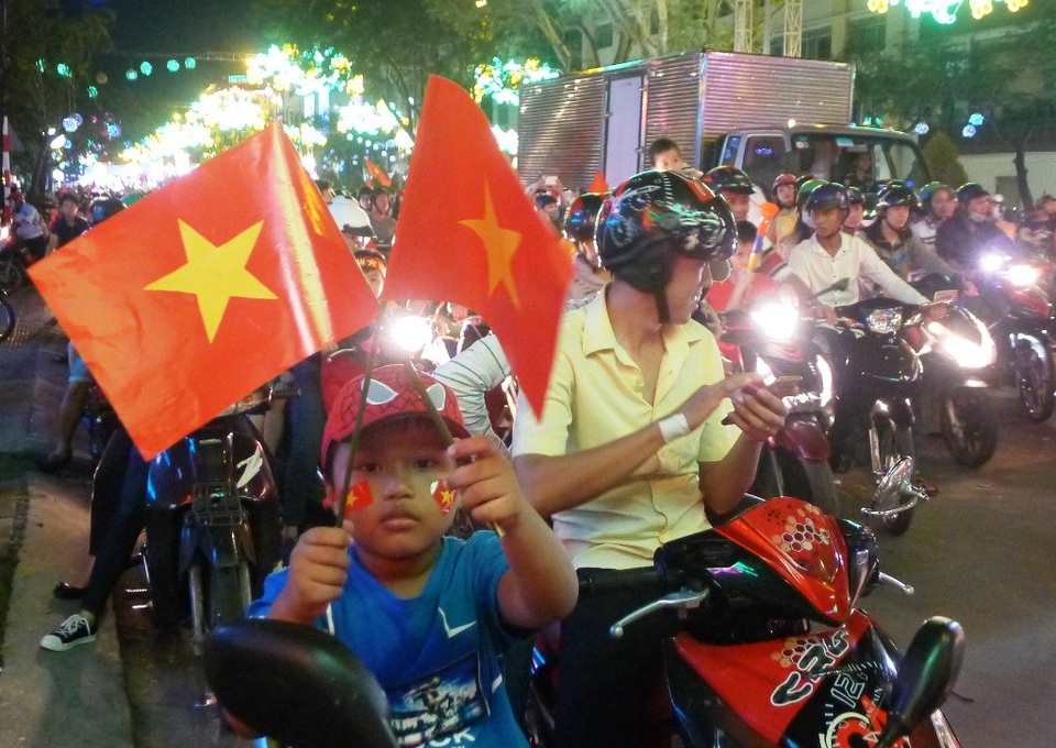 Hết mình cùng đội tuyển...