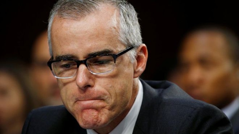 Nhân vật quyền lực số 2 của FBI bất ngờ từ chức - 1
Phó Giám đốc Cục điều tra liên bang Mỹ (FBI) Andrew McCabe (Ảnh: Reuters)