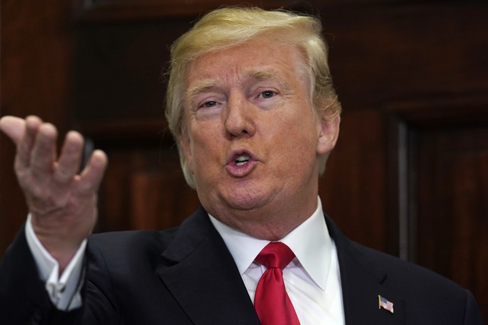 Tổng thống Trump đọc Thông điệp Liên bang sau năm đầu tại vị nhiều "sóng gió" - 1
Tổng thống Mỹ Donald Trump (Ảnh: Reuters)