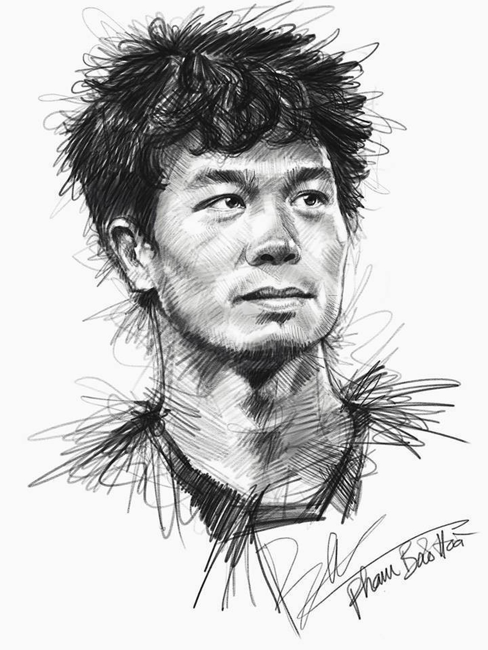 Ngắm bộ ký họa dàn tuyển thủ U23 Việt Nam cực "chất" - 12