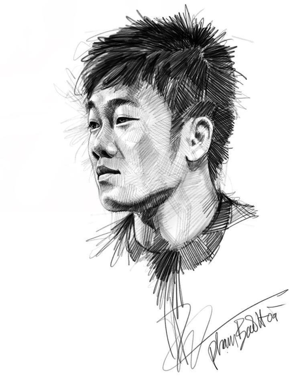 Ngắm bộ ký họa dàn tuyển thủ U23 Việt Nam cực "chất" - 3