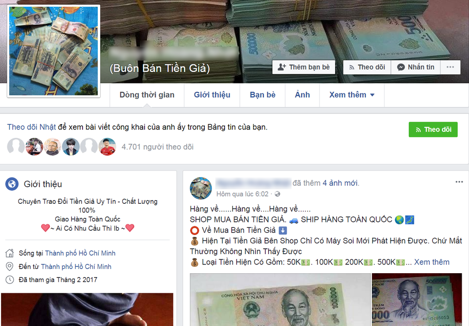 Nhiều mặt hàng cấm, vi phạm pháp luật vẫn "ngang nhiên" bán trên Facebook - 2 Nhiều tài khoản, fanpage chạy quảng cáo, ngang nhiên công khai buôn bán các mặt hàng trái phép trên mạng xã hội Facebook.
