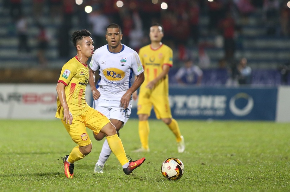 Nam Định sẽ có trận đấu quan trọng với B.Bình Dương ở vòng 25 (ảnh: Gia Hưng)