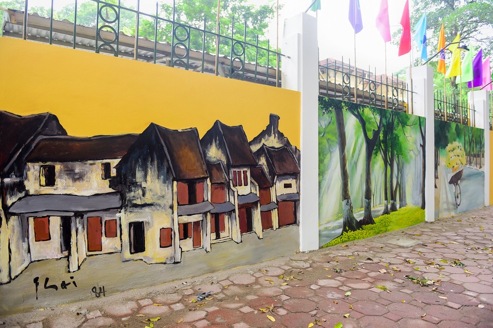 Hà Nội xưa qua tranh bích hoạ trên phố Phan Đình Phùng - 7 Hà Nội xưa qua tranh bích hoạ trên phố Phan Đình Phùng - 7
