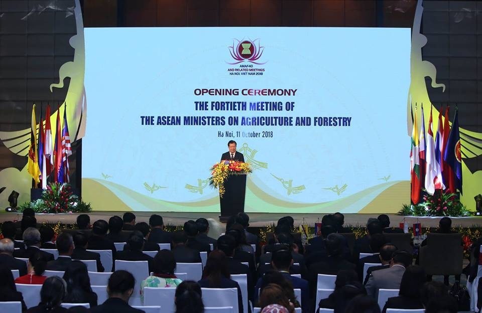 Nông nghiệp đóng vai trò cốt lõi trong hợp tác khu vực ASEAN - 1 Quang cảnh Hội nghị...