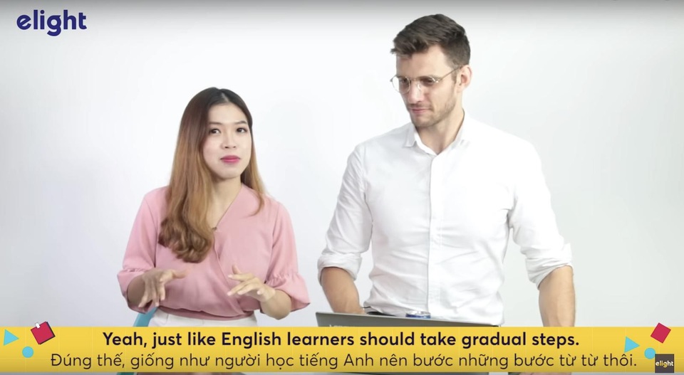 Học tiếng Anh: Cách luyện nghe đơn giản, hiệu quả dành cho người mất gốc! - 1
Luyện nghe đúng với khả năng của bản thân nhé các bạn!
