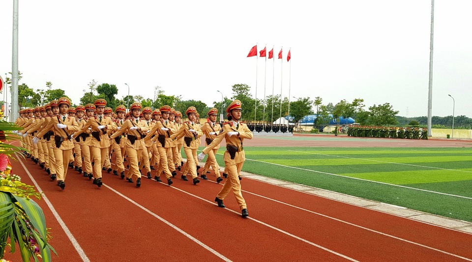 Học viện Cảnh sát nhân dân duyệt binh mừng năm học mới - 4 Học viện Cảnh sát nhân dân duyệt binh mừng năm học mới - 4