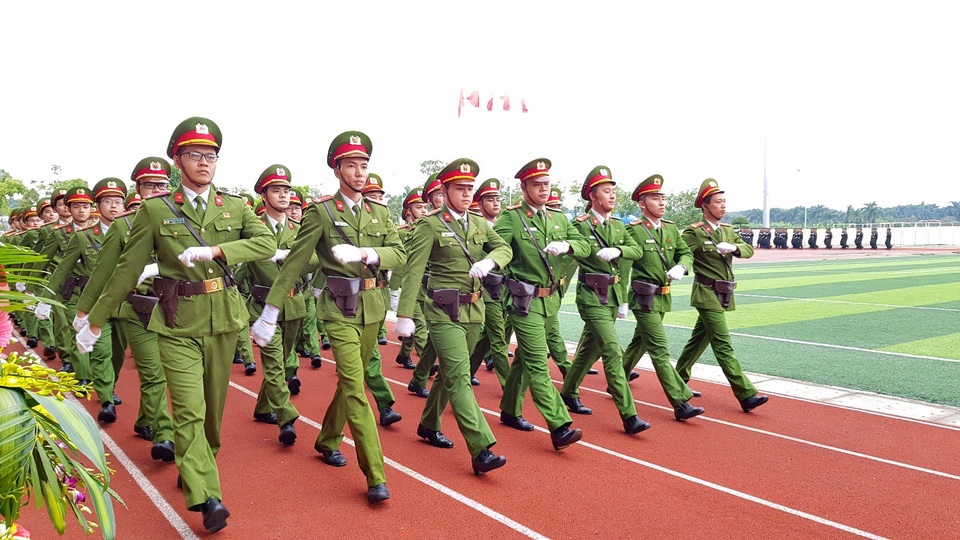 Học viện Cảnh sát nhân dân duyệt binh mừng năm học mới - 5 Học viện Cảnh sát nhân dân duyệt binh mừng năm học mới - 5