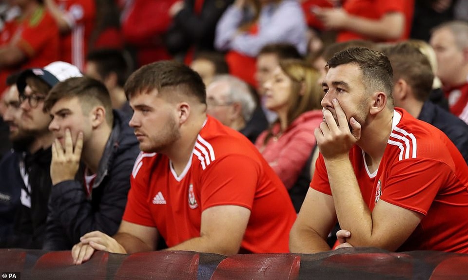 
Nỗi buồn của cổ động viên Xứ Wales
