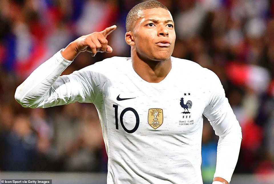 Sắm vai người hùng, Mbappe đi vào lịch sử bóng đá Pháp - 1
Mbappe đã ghi 10 bàn cho ĐTQG Pháp