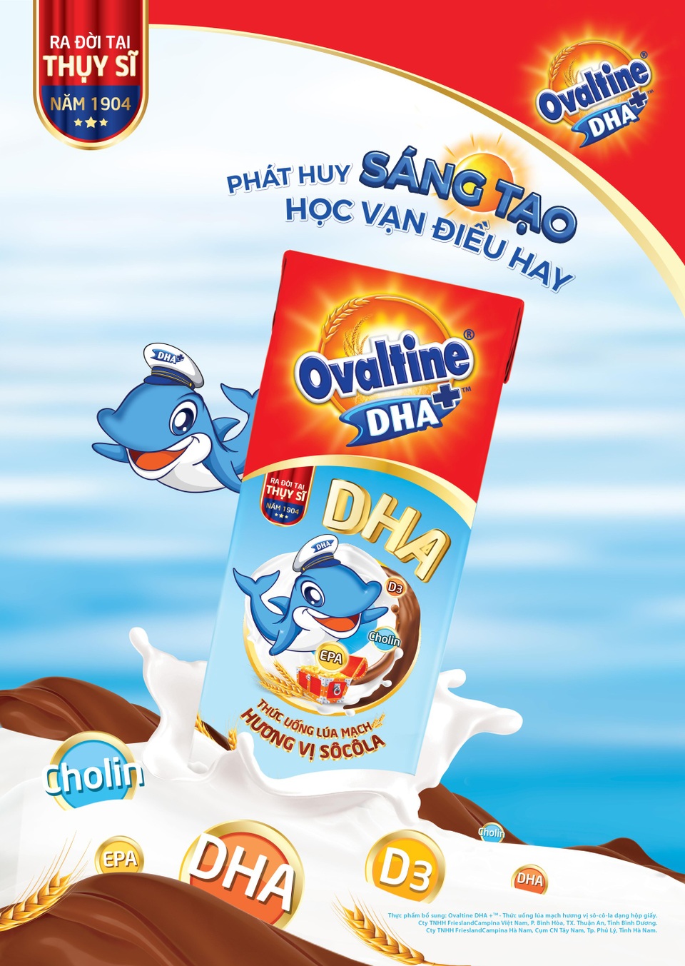 Ovaltine lần đầu tiên ra mắt sản phẩm ca cao lúa mạch có chứa DHA - 1