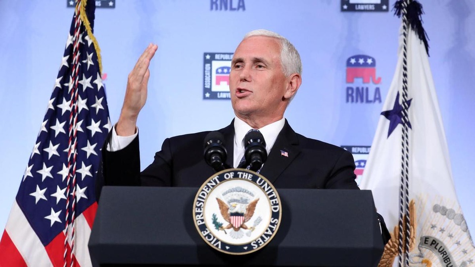 Ông Trump nói còn nhiều "đòn" đối phó Trung Quốc trong cuộc chiến thương mại - 2
Phó Tổng thống Mỹ Mike Pence (Ảnh: AFP)