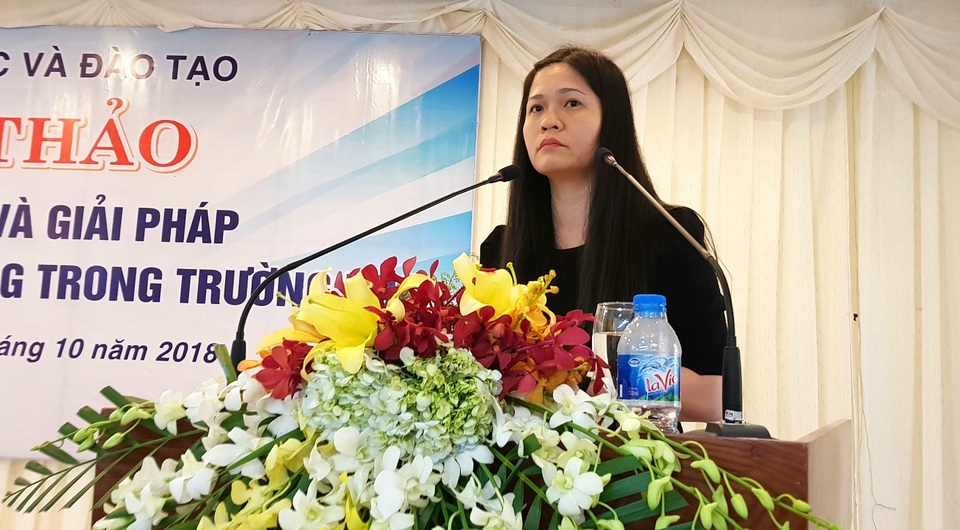 Giáo dục kỹ năng sống: Sự chuyển mình mạnh mẽ về môi trường văn hoá học đường - 4 Nguyễn Phương Liên (Phó Hiệu trưởng trường THPT Nguyễn Thị Minh Khai, Hà Nội)