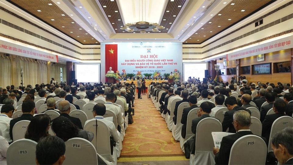 Đồng bào Công giáo duy trì và phát triển tốt phong trào thi đua yêu nước - 1 Quang cảnh Đại hội...