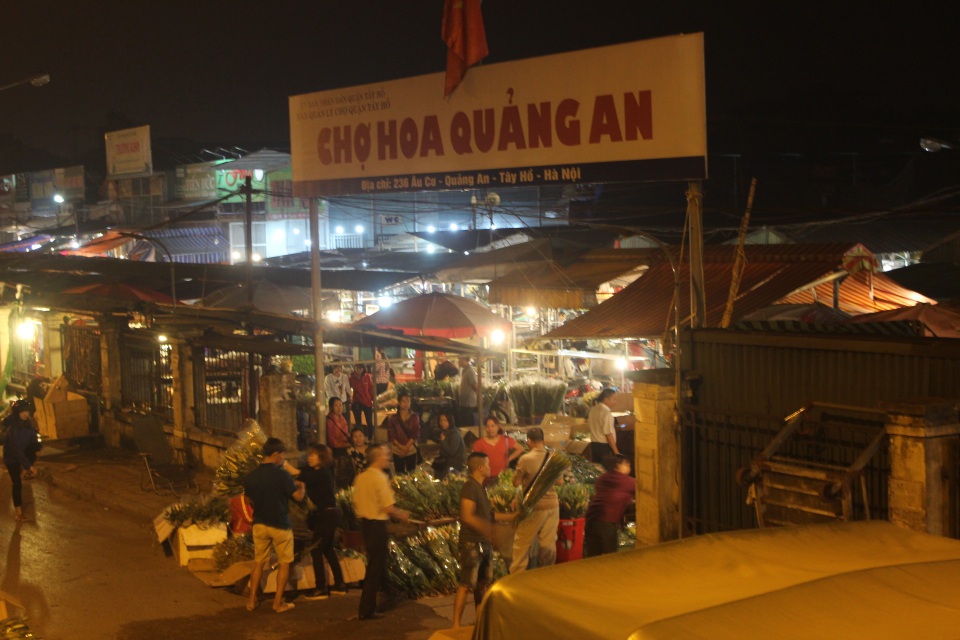 Chưa tới lễ 20/10, hoa hồng tại chợ Quảng Bá đã tăng vài giá - 1 Chợ hoa đầu mối