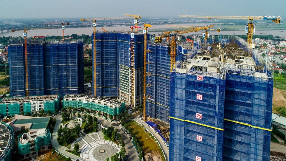 Dự án Sunshine City đang được thi công thần tốc để tiến tới bàn giao sớm nhất cho khách hàng