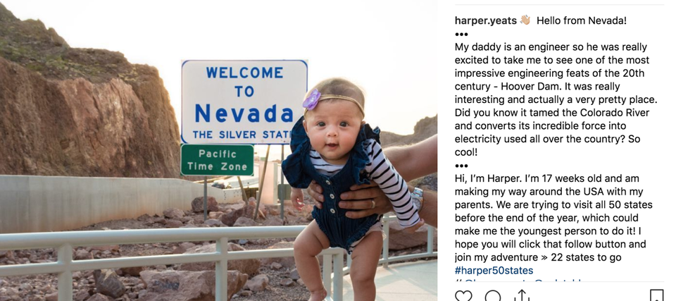 Bé gái 5 tháng tuổi du lịch gần 50 bang nước Mỹ - 7 Bé gái 5 tháng tuổi du lịch gần 50 bang nước Mỹ - 7