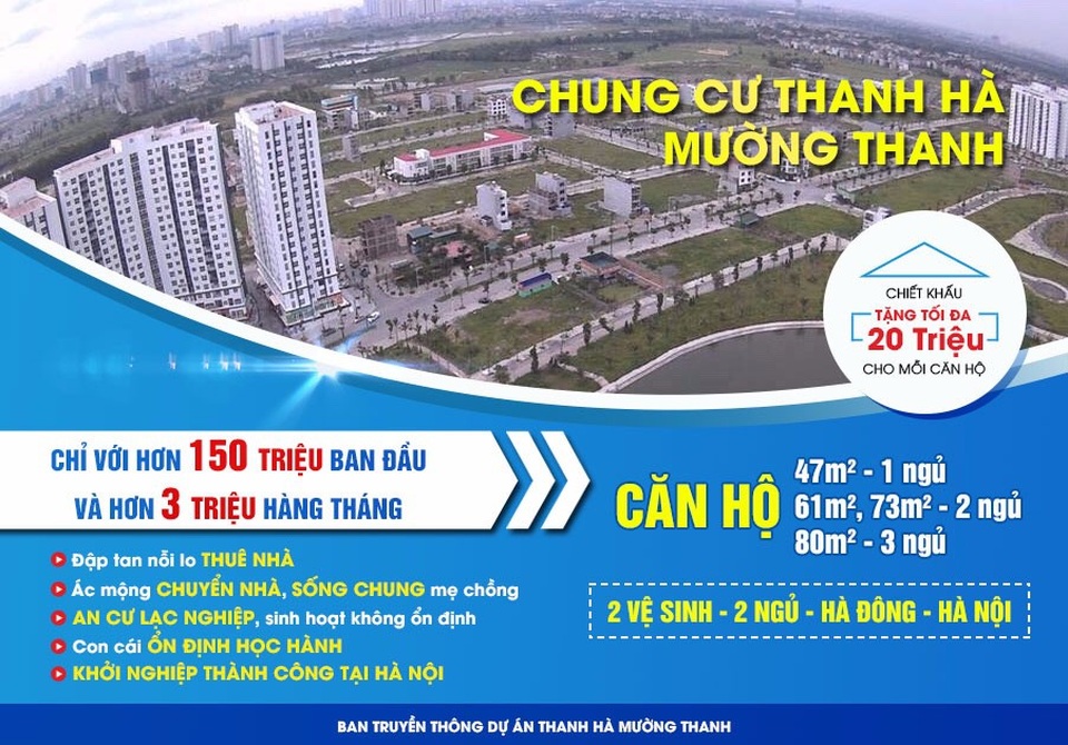 Chung cư Thanh Hà Mường Thanh: Nơi ở rộng rãi giá rẻ gây “sốt” tại Hà Nội - 2 Chung cư Thanh Hà Mường Thanh: Nơi ở rộng rãi giá rẻ gây “sốt” tại Hà Nội - 2