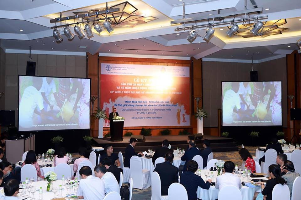 Thế giới phấn đấu đến năm 2030 không còn nạn đói - 1 Quang cảnh Lễ kỷ niệm...