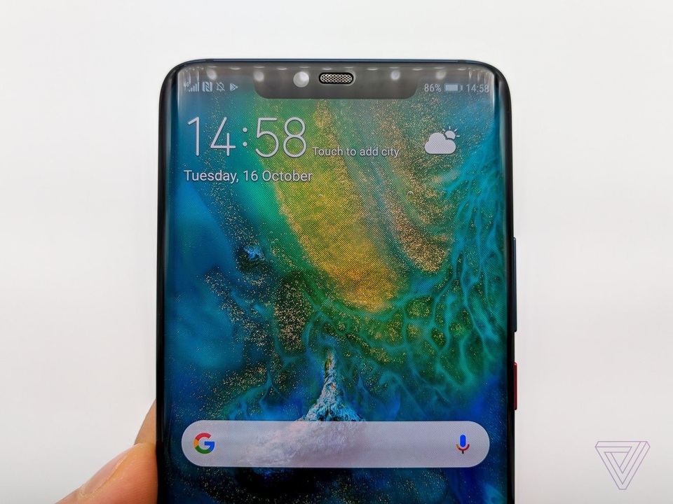Huawei trình làng Mate 20 và 20 Pro - Màn hình cong, cấu hình “khủng” , 4 camera - 7 Phần “tai thỏ” trên Mate 20 Pro để bố trí camera trước, loa thoại và cảm biến