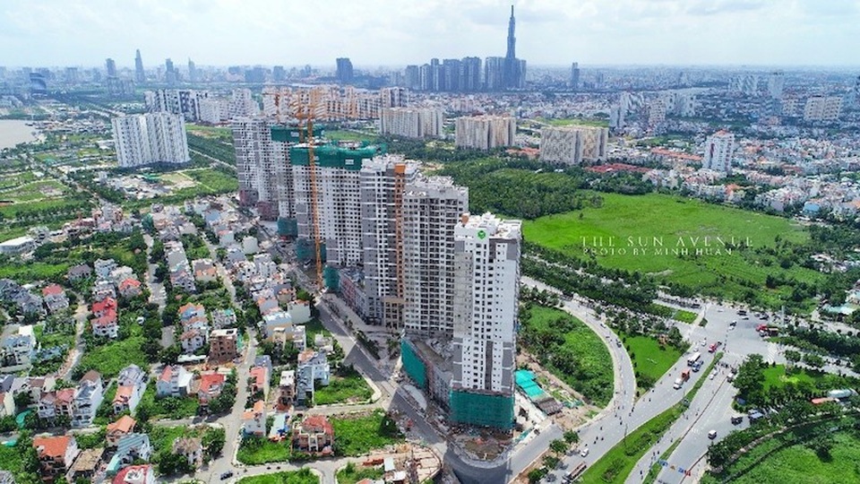 Quý IV 2018, hàng loạt công trình căn hộ sáng đèn - 3 Dự án The Sun Avenue (Q.2) đang bàn giao, điểm nhấn kiến trúc nơi cửa ngõ phía Đông TP.HCM