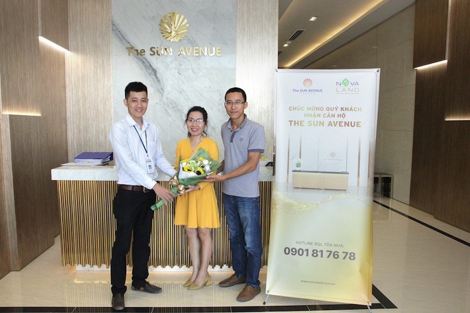 Quý IV 2018, hàng loạt công trình căn hộ sáng đèn - 5 Niềm vui của khách hàng khi nhận bàn giao căn hộ The Sun Avenue khang trang, vị trí đẹp