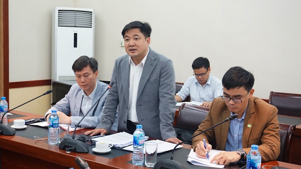 Công bố tiêu chuẩn quốc gia về thịt mát - 1 Ông Trần Đăng Ninh thông tin cho báo chí về thịt mát.