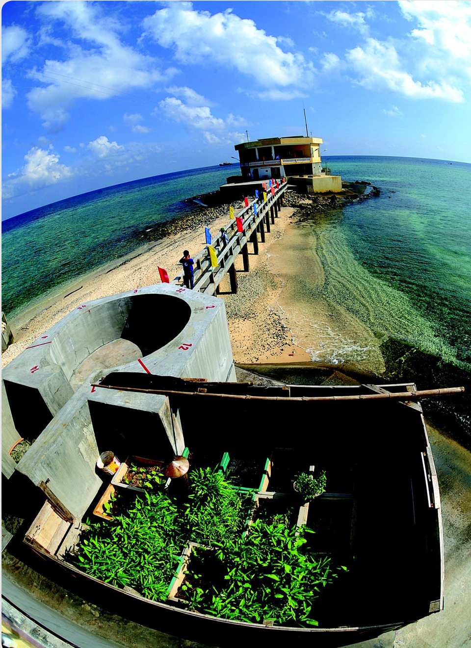 Thổn thức ngắm Trường Sa đẹp mê hồn trong lịch Xuân - 5 Đảo Đá Tây