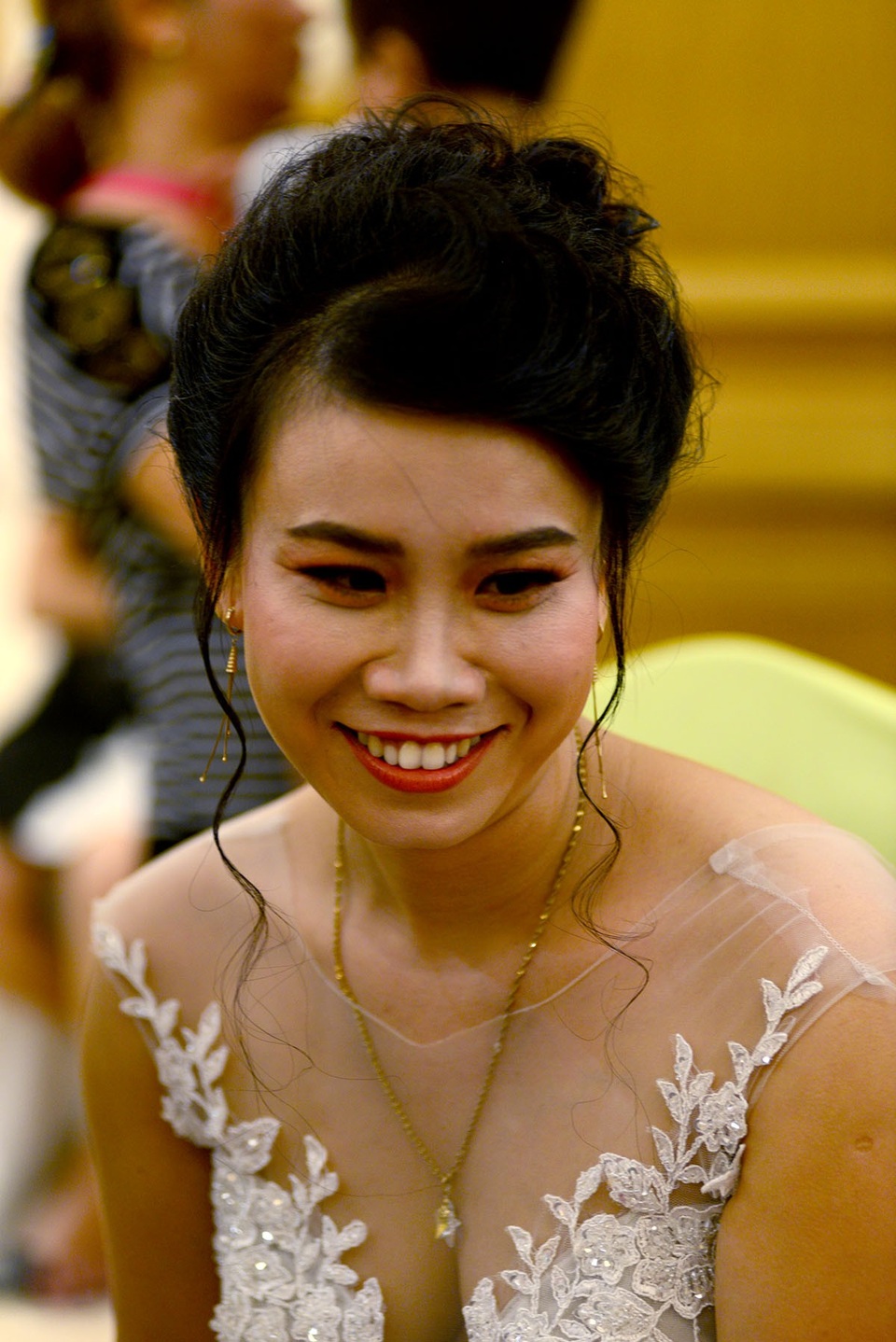 Những cô dâu xinh đẹp, rạng rỡ trong ngày cưới.