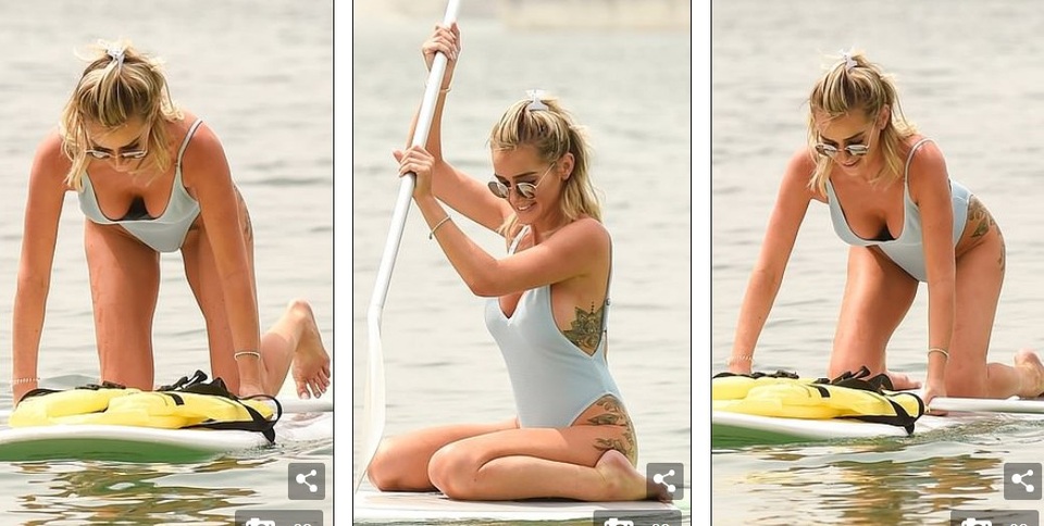 Laura Anderson gợi cảm trên biển - 2
Người đẹp 29 tuổi diện bộ áo tắm thanh lịch và tinh tế