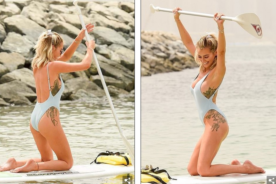 Laura Anderson gợi cảm trên biển - 6
Laura và bạn trai là á quân show truyền hình ăn khách Love Island