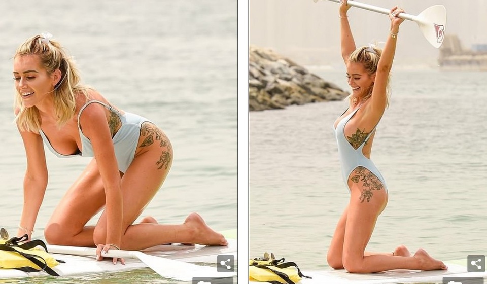 Laura Anderson gợi cảm trên biển - 8
Laura Anderson chia sẻ cả 2 đều quá bận rộn và không thể dành thời gian cho nhau