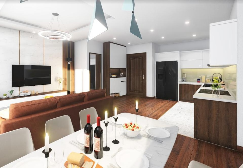 Hatay Millennium mắt xích quan trọng thúc đẩy kinh tế quận Hà Đông - 2 Các căn hộ Hatay Millennium được thiết kế ấn tượng, tràn ngập ánh sáng