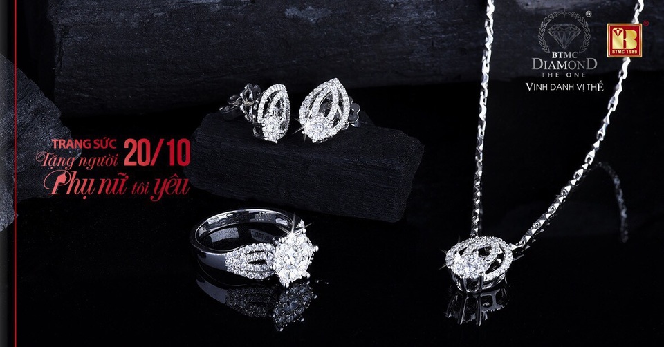 Xu hướng quà tặng trang sức dịp 20/10 - 1
Diamon the one là nhãn hàng trang sức ngọc trai của Bảo Tín Minh Châu