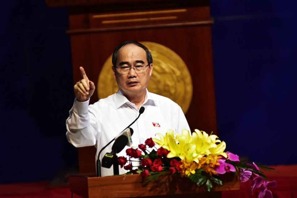 Bí thư Nguyễn Thiện Nhân: Tháng 11 xử lý cán bộ sai phạm ở Thủ Thiêm - 6 Bí thư Thành ủy TPHCM Nguyễn Thiện Nhân mong người dân Thủ Thiêm đặt niềm tin vào Thành ủy